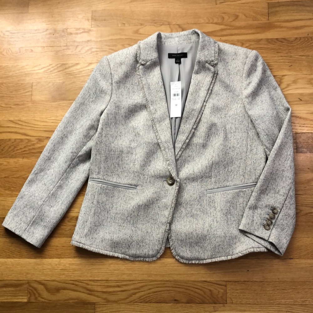 Women’s gray jacket, size 12.  New with tags, never worn.